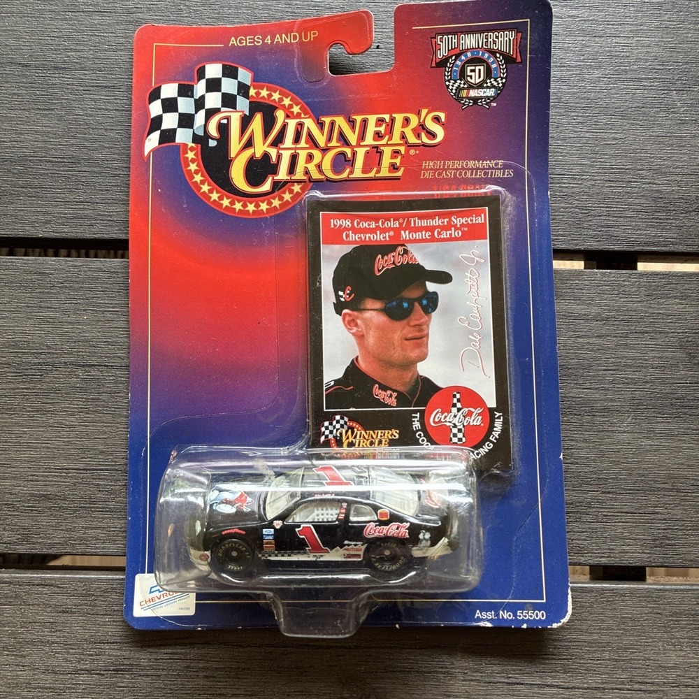 DALE EARNHARDT JR #1 COCA-COLA MONTECARLO 1/64 WINNERS CIRCLE‎ 1998 NASCAR NEW